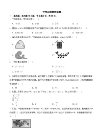 广东省揭阳市榕城区2026年中考二模数学试题附答案