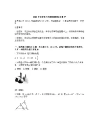 2025-2026学年下学期长春市九年级中考一模数学试卷含答案