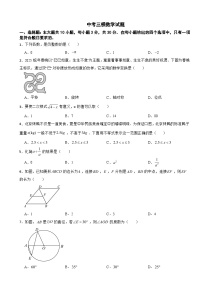 2026年广东省东莞市中考三模数学试题附答案