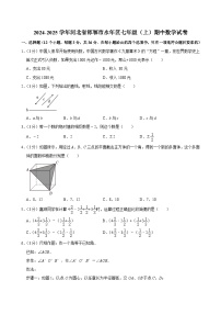 2024-2025学年河北省邯郸市永年区七年级（上）期中数学试卷