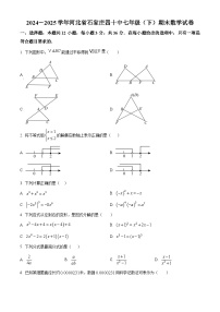 2024-2025学年河北省石家庄市第四十中学七年级下学期期末数学试卷
