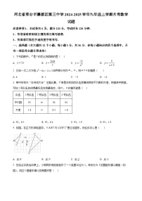河北省邢台市襄都区第三中学2024-2025学年九年级上学期月考数学试题