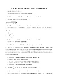 2024-2025学年北京市海淀区七年级（下）期末数学试卷