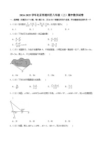 2024-2025学年北京市通州区八年级（上）期中数学试卷
