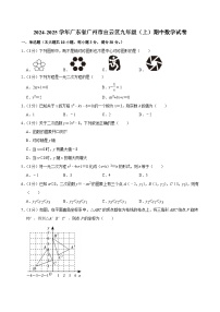 2024-2025学年广东省广州市白云区九年级（上）期中数学试卷