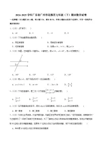 2024-2025学年广东省广州市花都区七年级（下）期末数学试卷