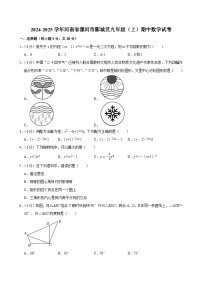 2024-2025学年河南省漯河市郾城区九年级（上）期中数学试卷