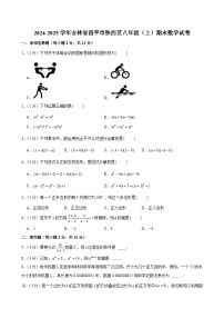 2024-2025学年吉林省四平市铁西区八年级（上）期末数学试卷