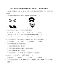 2024-2025学年天津市滨海新区九年级（上）期末数学试卷