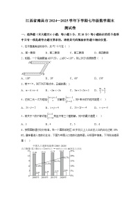 江西省南昌市2024—2025学年下学期七年级数学期末测试卷