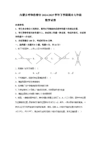 内蒙古呼和浩特市2024-2025学年下学期期末七年级数学试卷