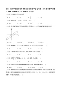 2024-2025学年河北省邯郸市丛台区育华中学七年级（下）期末数学试卷