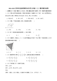 2024-2025学年河北省邯郸市永年区七年级（上）期中数学试卷