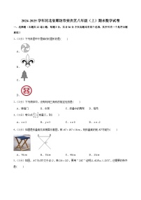 2024-2025学年河北省廊坊市安次区八年级（上）期末数学试卷