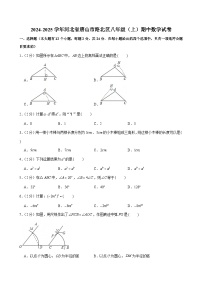 2024-2025学年河北省唐山市路北区八年级（上）期中数学试卷