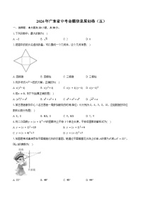 2026年广东省中考模拟命题信息数学原创卷含答案（五）