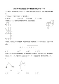 2026年河北省衡水市中考模拟数学自编试卷含答案（一）