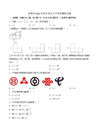 2026年山东省济南市-中考数学模拟卷1