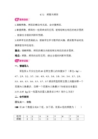 初中数学湘教版（2024）八年级下册（2024）4.5 数据的频数分布教案设计