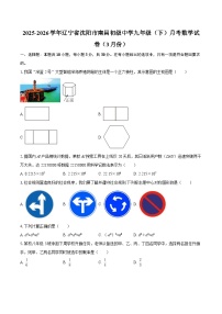 2025-2026学年辽宁省沈阳市南昌初级中学九年级（下）月考数学试卷（3月份）-自定义类型