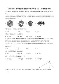 2025-2026学年重庆市数据谷中学八年级（下）开学数学试卷-自定义类型