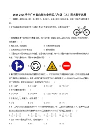 2025-2026学年广东省珠海市金湾区八年级（上）期末数学试卷-自定义类型