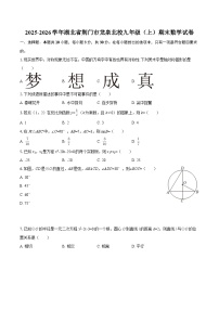 2025-2026学年湖北省荆门市龙泉北校九年级（上）期末数学试卷-自定义类型