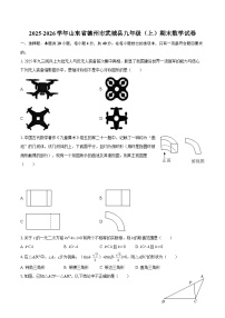 2025-2026学年山东省德州市武城县九年级（上）期末数学试卷-自定义类型