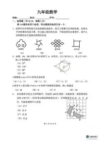 2025-2026学年北京师大附属实验中学上学期八年级数学月考（无答案）试卷