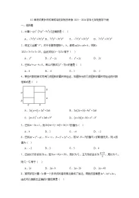 初中数学苏科版（2024）七年级下册（2024）单项式乘多项式练习