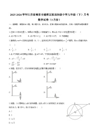 2025-2026学年江苏省南京市建邺区致远初级中学九年级（下）月考数学试卷（3月份）-自定义类型