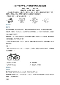 广西壮族自治区防城港市防城区2024—2025学年上学期八年级数学科期中质量检测 试题（解析版）-A4