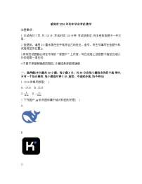 2026年山东省威海市初中学业考试数学模拟试题（一）含答案