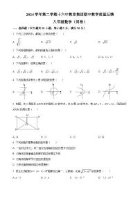 广东省广州市第十六中学2024-2025学年下学期八年级数学期中试卷(原卷版+解析版)
