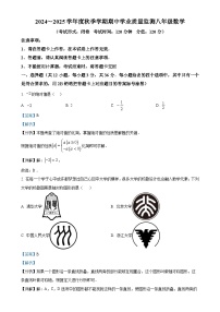 广西南宁市高新初级中学八年级上学期期中考试数学试题（解析版）-A4