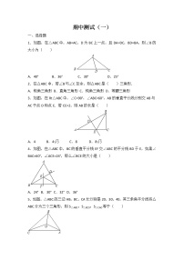 初中数学北师八下期中测试卷（1）