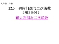 初中数学22.3 实际问题与二次函数课文内容课件ppt