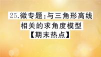 北师大版八年级上册5 三角形的内角和定理作业ppt课件