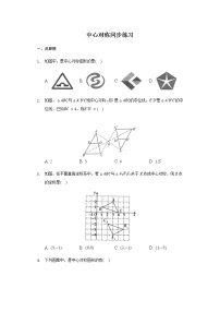 初中数学人教版九年级上册23.2 中心对称综合与测试课后测评