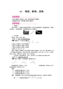 初中数学北师大版七年级上册4.1 线段、射线、直线教案