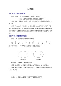 北师大版八年级上册6 实数教学设计