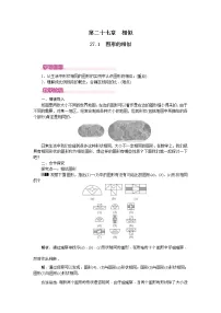 初中数学人教版九年级下册27.1 图形的相似精品教案设计