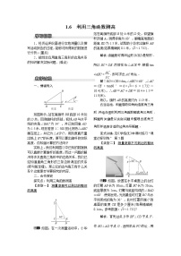 初中数学北师大版九年级下册6 利用三角函数测高教案设计