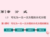 数学湘教版1.5 可化为一元一次方程的分式方程教案配套ppt课件