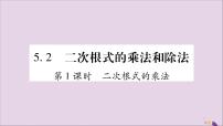 初中数学湘教版八年级上册5.2 二次根式的乘法和除法习题课件ppt