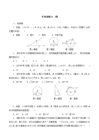 【精品试卷】人教版数学九年级全册复习专项训练6 圆（含答案）