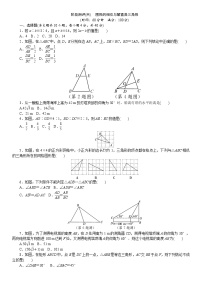 2021年九年级中考数学总复习阶段测评（6）图形的相似与解直角三角形