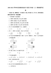 2020-2021学年河北省秦皇岛市卢龙县八年级（上）期末数学试卷    解析版