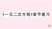 沪科版八年级下册第17章 一元二次方程综合与测试复习课件ppt