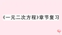沪科版八年级下册第17章 一元二次方程综合与测试复习课件ppt